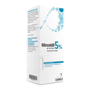 Minoxidil biorga soluzione cutanea 60ml5% - 