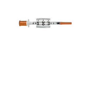 Siringa per insulina pic insumed 0,5 ml 100 ui ago gauge 31 lunghezza 8 mm senza spazio morto 3 sacc - 