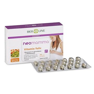 Biosline neomamma vitamix folic 40 compresse new - 