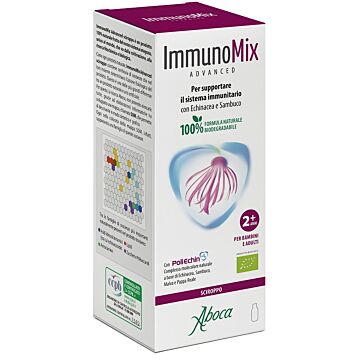 Immunomix advanced sciroppo 210 g integratore alimentare per sistema immunitario - 