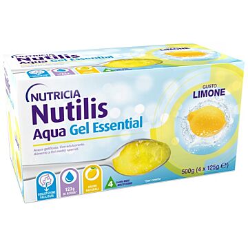 Nutilis aqua gel limone 4 pezzi da 125 g - 